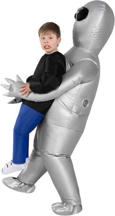 Morph Disfraz de alienígena plateado para niños, disfraz inflable de alienígena para niños - Quierox - Tienda Online