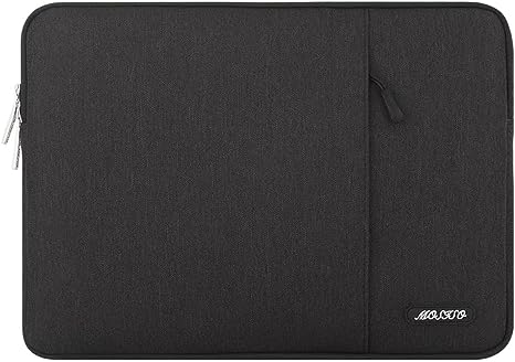 MOSISO Funda para Portátil Compatible con MacBook Air 13" de Poliéster con Bolsillo, Negro - Quierox - Tienda Online
