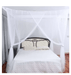 Mosquitera de algodón de cuatro puertas con dosel cuadrado atractivo para cama, elegante. - Quierox - Tienda Online