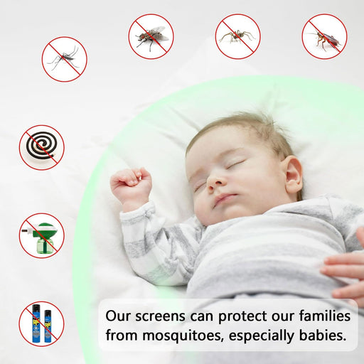 Mosquitera para ventana, malla antimosquitos, extraíble y lavable, con cintas autoadhesivas 100 x 150 cm - Quierox - Tienda Online