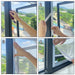 Mosquiteras para ventanas autoadhesivas y reutilizables, blancas, de tul, lavables - Quierox - Tienda Online