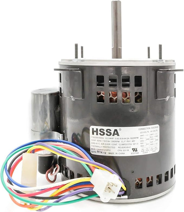 Motor de repuesto para ventilador de extracción de accionamiento directo Captive Aire de 1/2 hp, con condensador - Quierox - Tienda Online