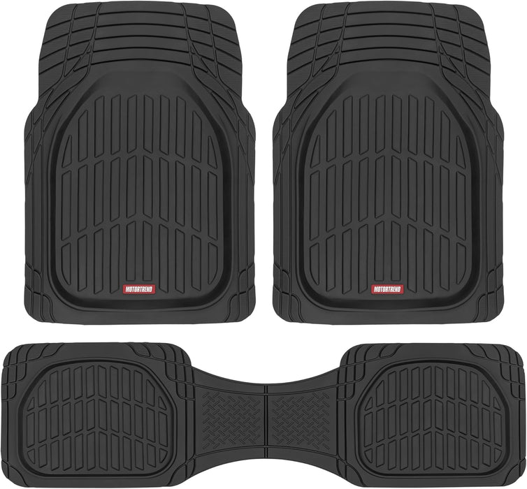 Motor Trend FlexTough Alfombrillas de Suelo para Coches, Alfombrillas - Quierox - Tienda Online