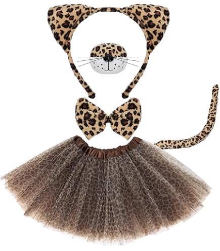 Mototo Juego de 5 piezas de accesorios para disfraz de Guepardo - Quierox - Tienda Online