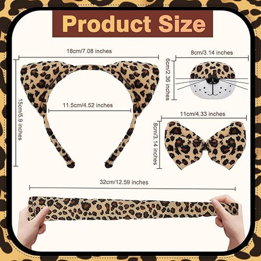 Mototo Juego de 5 piezas de accesorios para disfraz de Guepardo - Quierox - Tienda Online