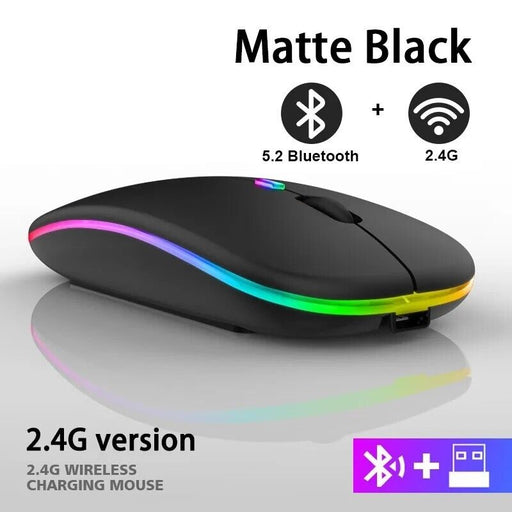 Mouse inalámbrico para juegos con RGB - Quierox - Tienda Online