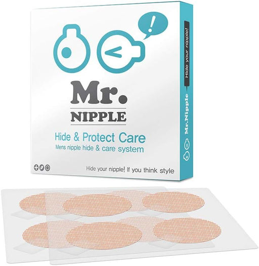Mr. Nipple Hide & Protect Care - Protector de pezón para hombre, 50 pares (100 piezas) - Quierox - Tienda Online