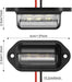 Mudder Paquete de 8 luces LED de matrícula de 12 V - Quierox - Tienda Online