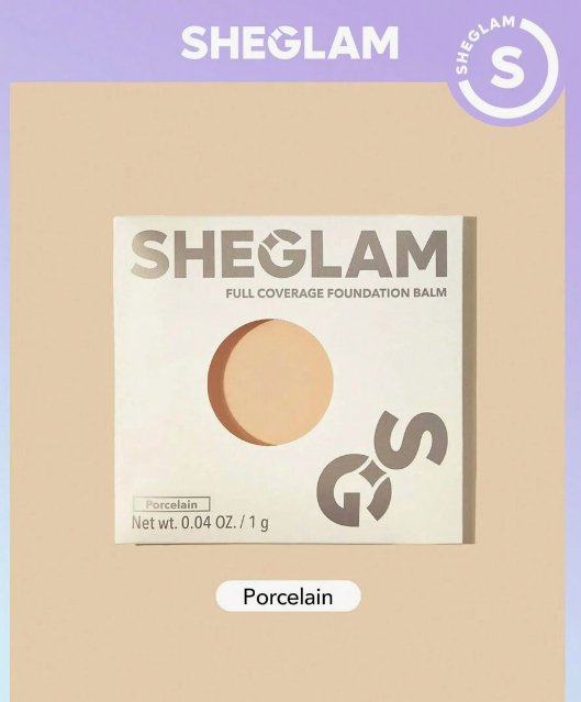 Muestra de bálsamo de base de cobertura total SHEGLAM, Base de maquillaje hidratante - Quierox - Tienda Online