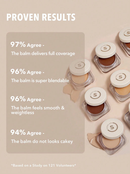 Muestra de bálsamo de base de cobertura total SHEGLAM, Base de maquillaje hidratante - Quierox - Tienda Online