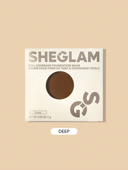 Muestra de bálsamo de base de maquillaje de cobertura total SHEGLAM Skinfluencer - Deep - Quierox - Tienda Online