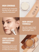 Muestra de bálsamo de base de maquillaje de cobertura total SHEGLAM Skinfluencer - Deep - Quierox - Tienda Online