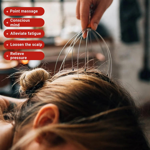 Multifuncional antiestrés para el cabello, masajeador de cabeza corporal para aliviar el estrés - Quierox - Tienda Online
