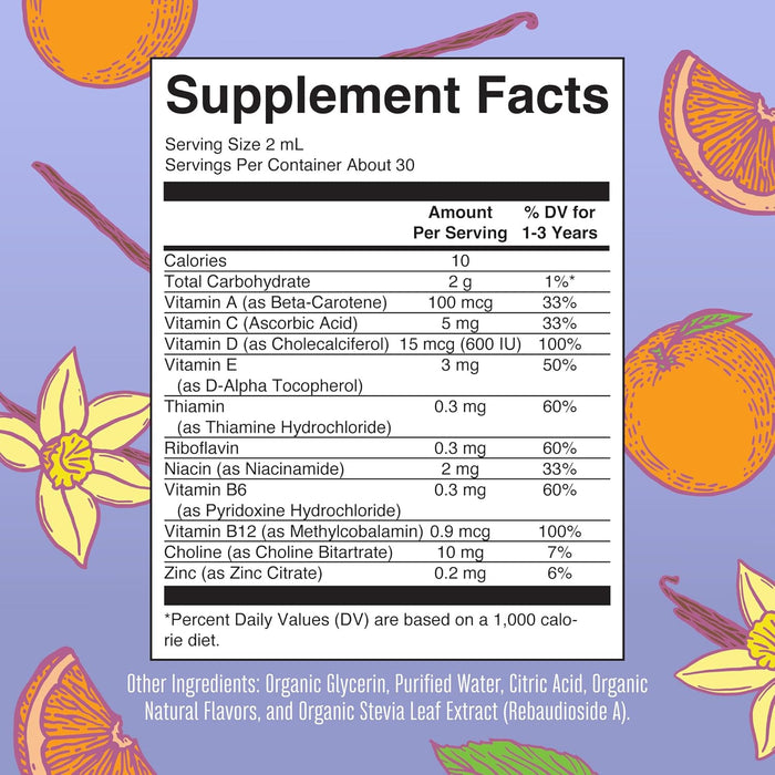 Multivitamínico para niños pequeños de MaryRuth Organics, 2 fl oz - Quierox - Tienda Online