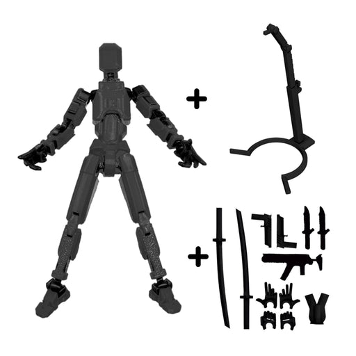 Muñeco Articulado Dummy 13 cm Armas + Base plastico - Quierox - Tienda Online