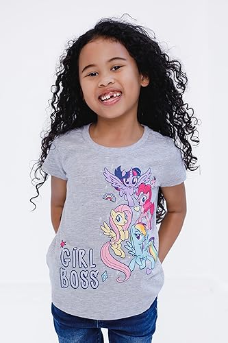 My Little Pony Camiseta para niñas pequeñas, gris jaspeado - Quierox - Tienda Online
