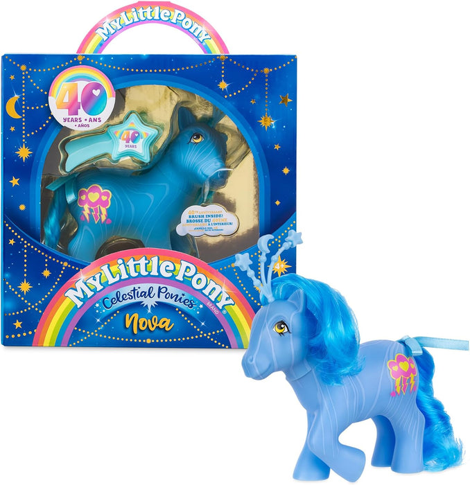 My Little Pony Classics - Celestial Ponies - Nova - Figura coleccionable retro de 4 pulgadas - Quierox - Tienda Online