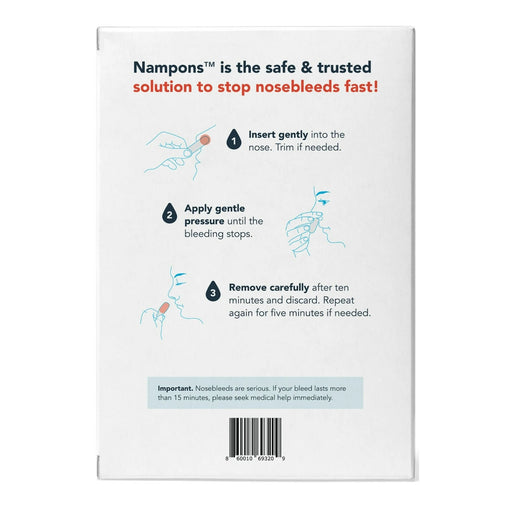 Nampons Tapones para Sangrado Nasal Tapones Nasales , 3 Unidades - Quierox - Tienda Online