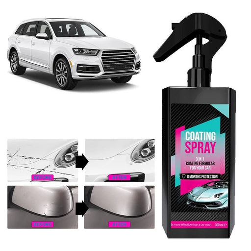 Nano recubrimiento en aerosol Hydroshield - X, agente de revestimiento para vehículo - Quierox - Tienda Online