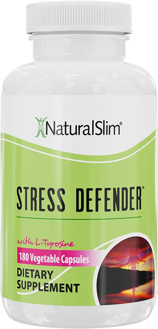 NaturalSlim Stress Defender - Suplementos naturales de apoyo al estrés calmante de cortisol - Quierox - Tienda Online