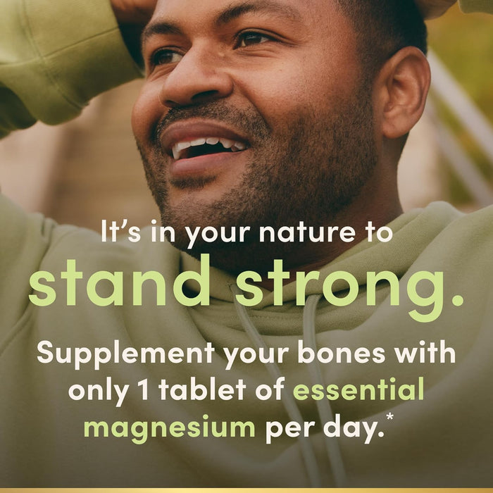Nature's Bounty Magnesio, salud ósea y muscular, apoyo para todo el cuerpo, comprimidos - Quierox - Tienda Online