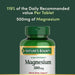 Nature's Bounty Magnesio, salud ósea y muscular, apoyo para todo el cuerpo, comprimidos - Quierox - Tienda Online