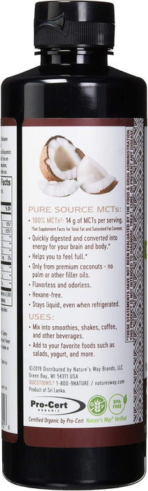 Nature's Way Nature's Way - Aceite orgánico Mct de coco, sin OMG, sin gluten - Quierox - Tienda Online