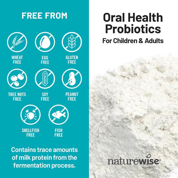 NATUREWISE Probióticos orales - Comprimidos masticables, 60 TABLETAS - Quierox - Tienda Online