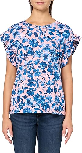 Nautica Top liso de algodón de manga corta para mujer - Quierox - Tienda Online