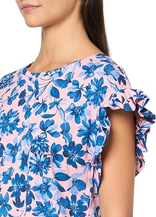 Nautica Top liso de algodón de manga corta para mujer - Quierox - Tienda Online