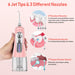 NBGRLVS Limpiador dental con agua, 6 modos, 6 puntas y estuche de almacenamiento - Quierox - Tienda Online