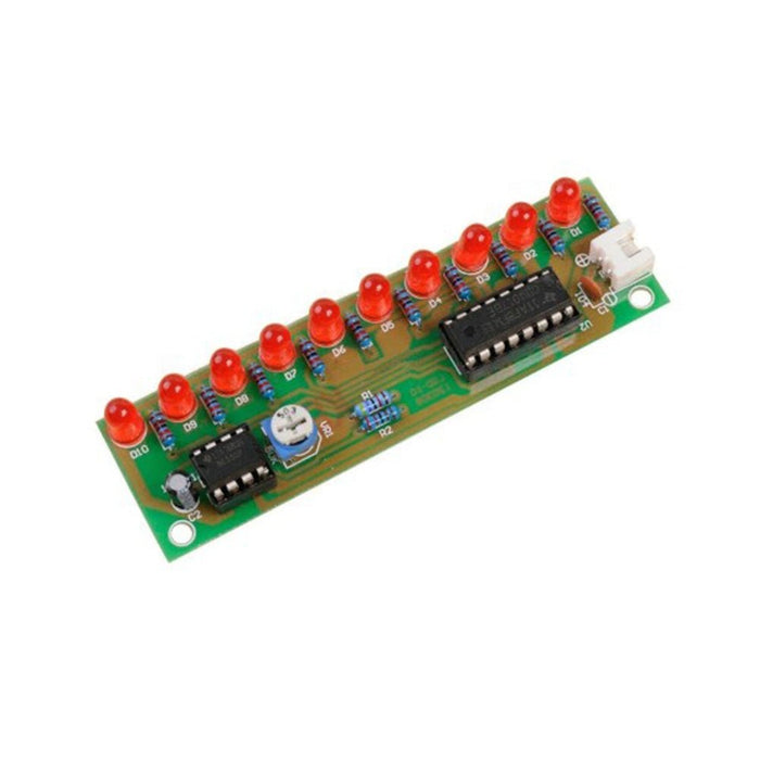 NE555 + CD4017 Kits de aprendizaje práctico Módulo secuenciador de luces LED - Quierox - Tienda Online
