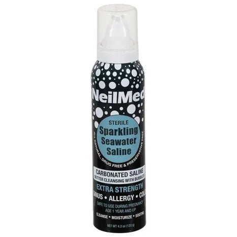 NeilMed Agua de mar con gas, aerosol nasal salino extrafuerte - Quierox - Tienda Online