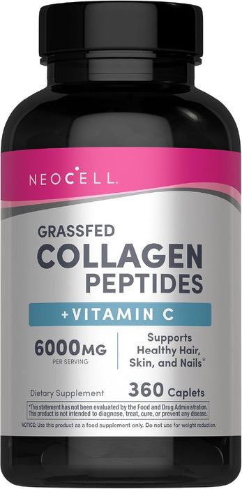 NeoCell Píldoras de Péptidos de Colágeno | 360 Comprimidos | con Vitamina C | Suplemento para Mujeres y Hombres - Quierox - Tienda Online