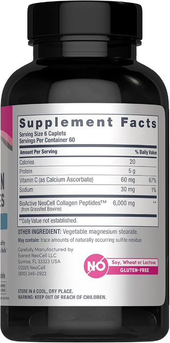 NeoCell Píldoras de Péptidos de Colágeno | 360 Comprimidos | con Vitamina C | Suplemento para Mujeres y Hombres - Quierox - Tienda Online