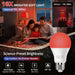 Neporal Bombilla de Luz Roja de 625nm para Dormir, de Bloqueo 100% de Luz Azul - Quierox - Tienda Online