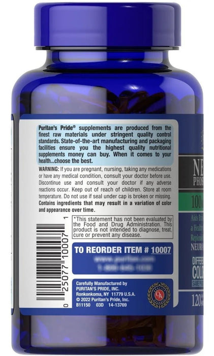 Neuro Ps 120 cápsulas 100 mg de fosfátido natural - Quierox - Tienda Online
