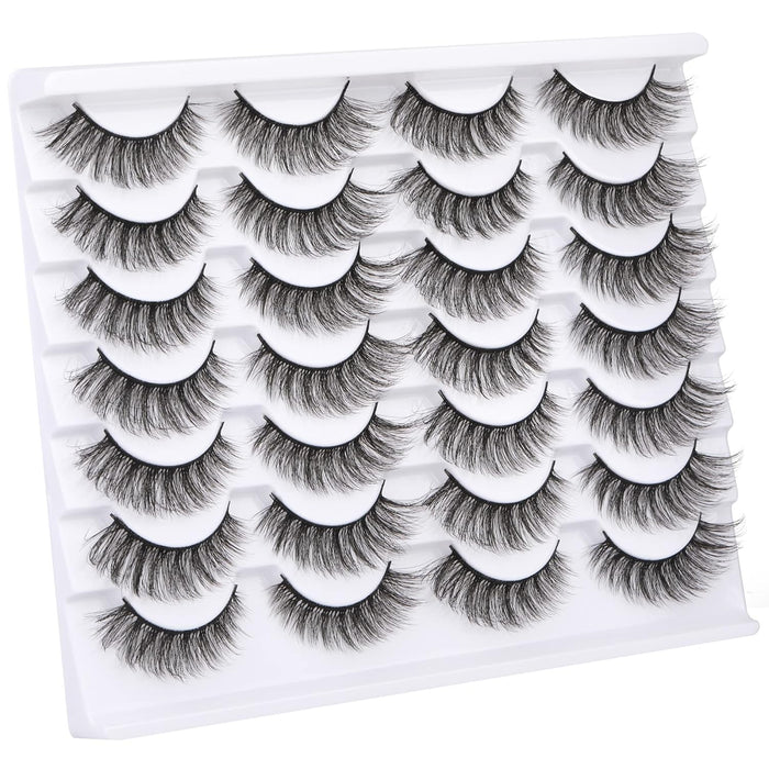 Newcally Pestañas postizas de visón de aspecto natural, ojo de gato - Quierox - Tienda Online