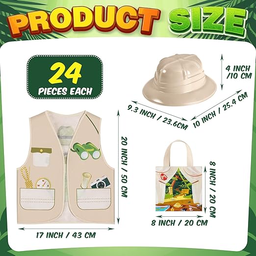 Newcotte 72 piezas de juguete de disfraz de explorador para niños - Quierox - Tienda Online