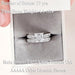 Newshe Jewellery Anillos de boda para mujer AAAAACz 925 plata de ley - Quierox - Tienda Online