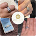Newshe Jewellery Anillos de boda para mujer AAAAACz 925 plata de ley - Quierox - Tienda Online