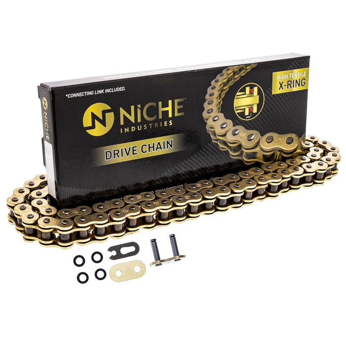NICHE Cadena de anillo en X 530 de oro 130 eslabones con eslabón maestro de conexión - Quierox - Tienda Online