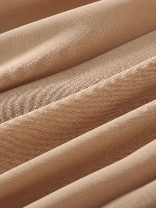 Niñas Blusa peplum de cuello cruzado de cintura fruncido bajo irregular - Quierox - Tienda Online