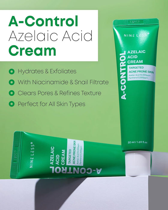NINELESS A-Control Crema de ácido azelaico hidratante para la cara - Quierox - Tienda Online