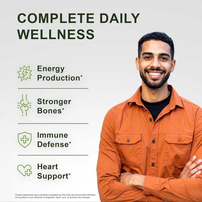 Noor multivitaminas y minerales diarias para mujeres y hombres 60 tabletas - Quierox - Tienda Online