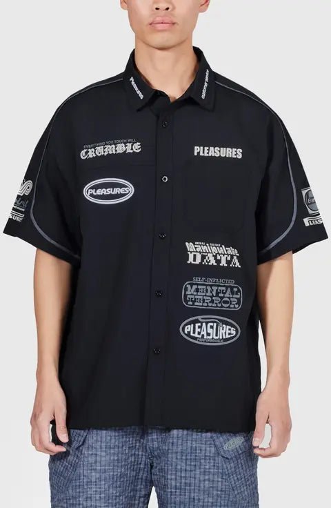 NORDSTROM Camisa de manga corta con botones de gran tamaño Terror - Quierox - Tienda Online