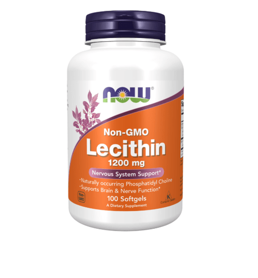 NOW Foods, Lecitina sin OMG, 100 cápsulas blandas - Quierox - Tienda Online