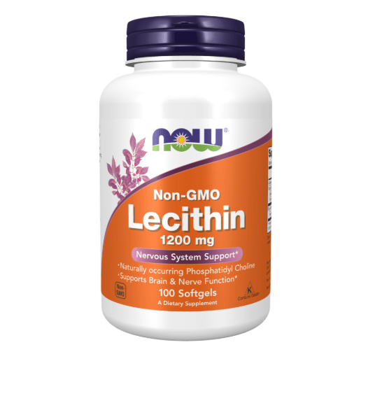 NOW Foods, Lecitina sin OMG, 100 cápsulas blandas - Quierox - Tienda Online