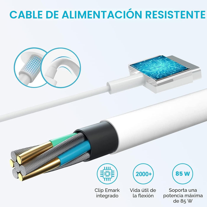 NSPENCM Cargador para Mac Book Pro de 85 W, con conector 2T - Tip - Quierox - Tienda Online