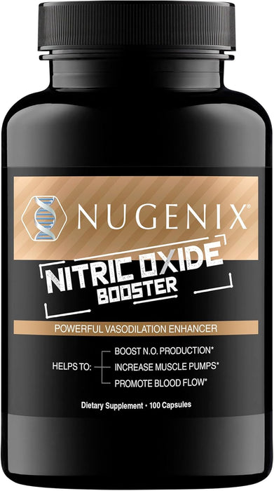Nugenix Suplemento potenciador de óxido nítrico 100 cápsulas - Quierox - Tienda Online